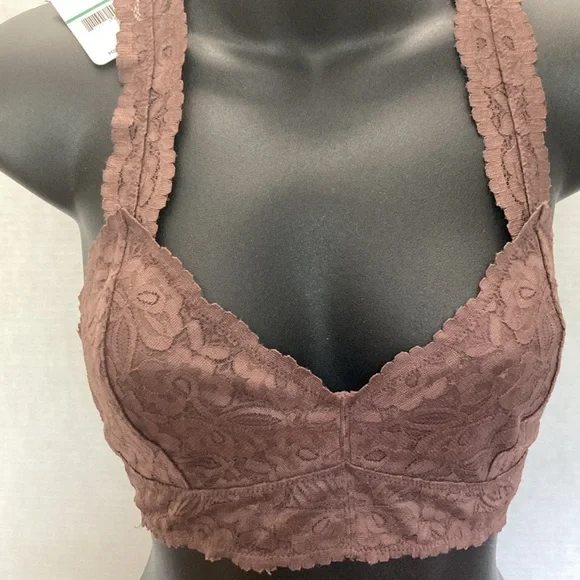 FREE PEOPLE INTIMATELY Racerback Bralette Lace Bralette WOMENS
SIZE L - Picture 4 of 9